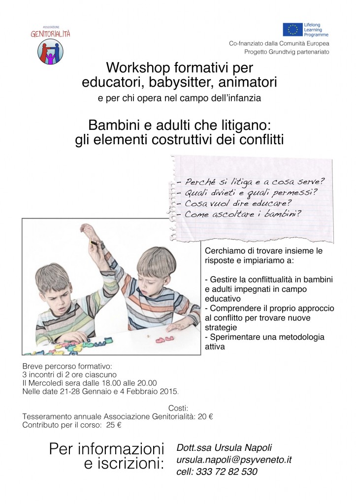 Volantino conflitti Babysitter educatori copia